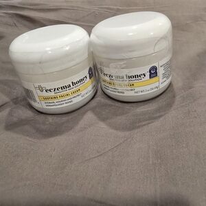 Eczema Honey Soothing Facial Cream - White & Yellow Jar